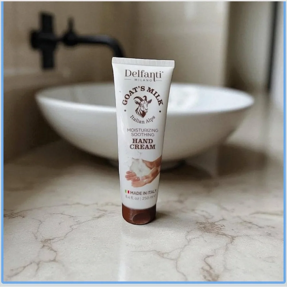Delfani Goat's Milk Hand Cream Moisturizing & Soothing / 8.4 fl oz